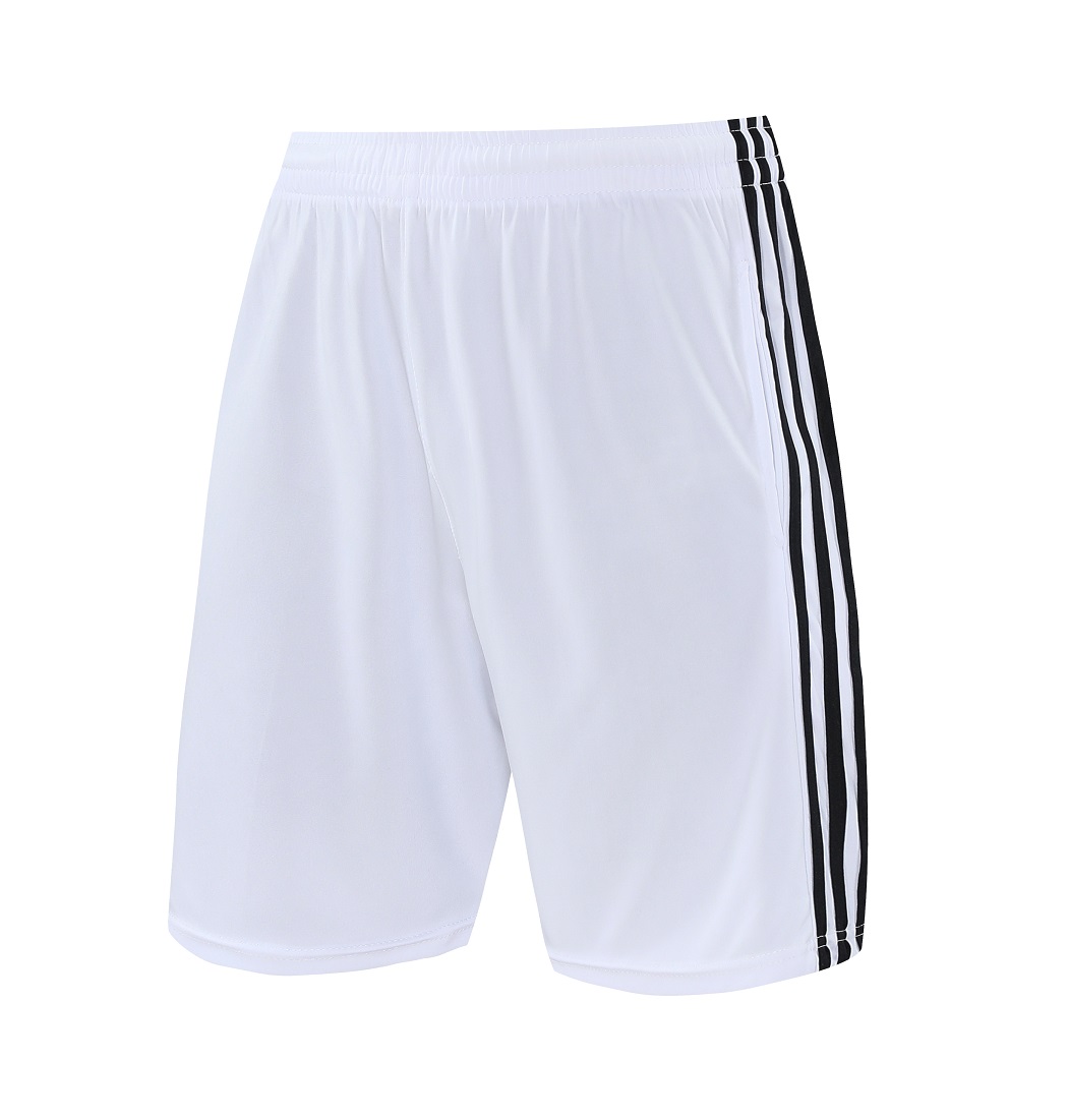 AAA Quality Blank Soccer Shorts(Have Pocket)-2505 White